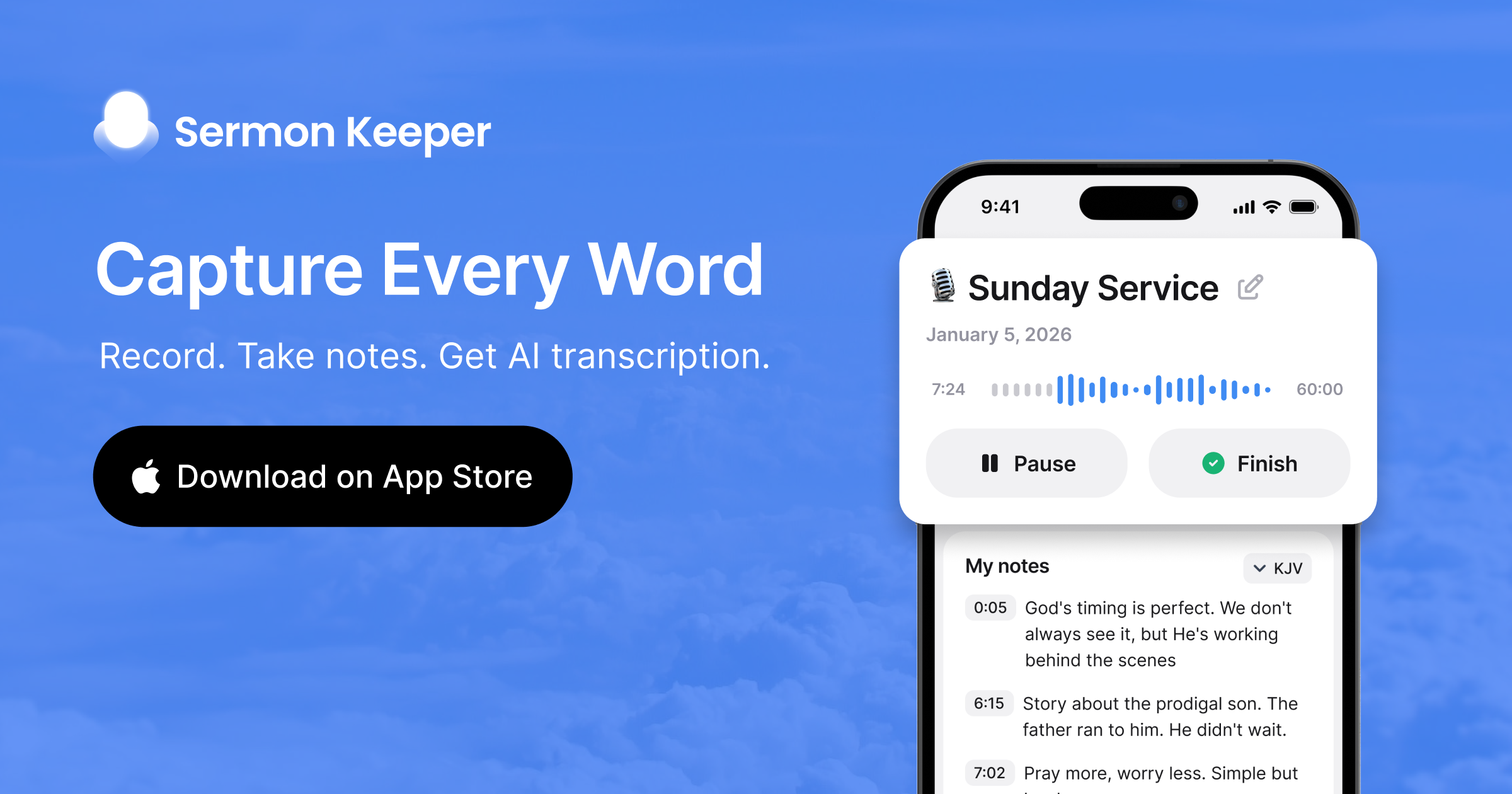 Recording Scripture How to Transcribe a Sermon Automatically (2026 Guide) | Sermon Keeper
